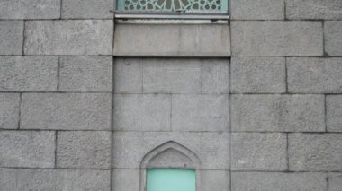 Büyük bir caminin dışı. St. Petersburg 'daki cami..