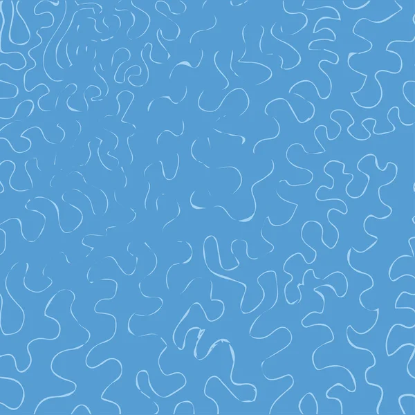 Abstracte Lijnen Blauwe Achtergrond Aquarelverf — Stockvector