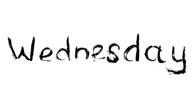 Haftanın günleri fırçayla çiziliyor.