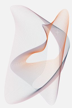 Soyut çizgiler ve dalgalar. Farklı renkler. Dikey oryantasyon. Broşür ya da afiş olarak kullanılabilir. Vektör illüstrasyon Eps.