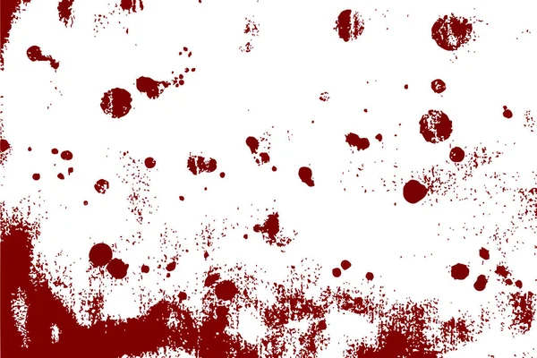 白底上的血滴或其他液体 抽象的雨滴 色彩艳丽的圆圈 矢量图说明 — 图库矢量图片