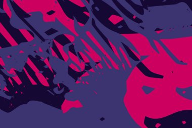 Fırça ve boyalarla yapılmış, çok renkli soyut bir resim. El yapımı. İlginç bir arkaplan ya da afiş olarak kullanabilirsiniz. Eps vektör illüstrasyonu.