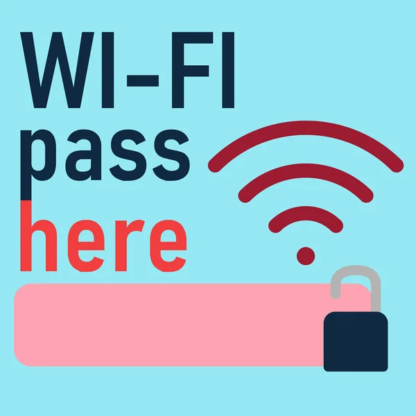 Wi-fi sinyal ikonu. Pankartlarınız ya da pankartlarınız için basit Wifi simgesi. Modern modem internet simgesi. Vektör ilüstrasyonu azaltır.