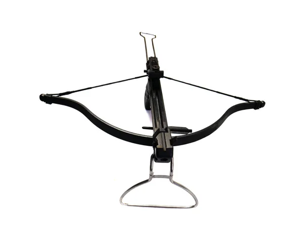 Sports black crossbow on a white background. — 스톡 사진