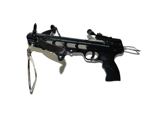 Sports black crossbow on a white background. — 스톡 사진