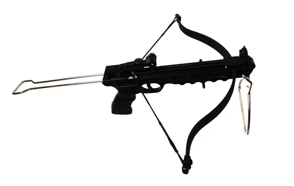 Sports black crossbow on a white background. — 스톡 사진