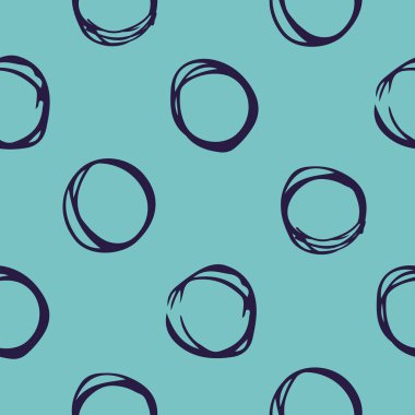 Elle çizilmiş halkalardan oluşan soyut bir model. Kalemle çizim tarzında daireler çizilmiş. İllüstrasyon istiyor.