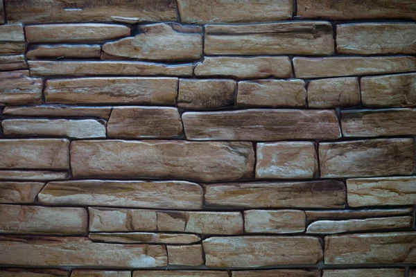 Texture Pierre Légère Forme Rectangle Briques Carrées Dans Mur — Photo
