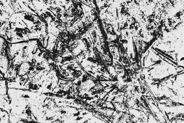 Абстрактное Черно Белое Изображение Длинными Короткими Промежуточными Жидкими Линиями Сделанными — стоковый вектор