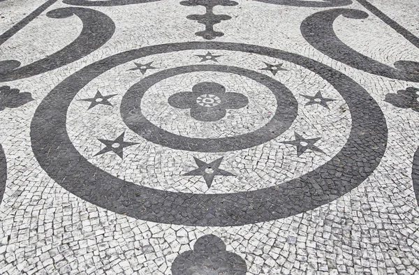 Lisbon mosaic street — Stock Photo, Image