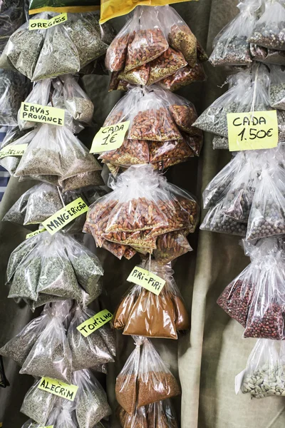 Spezie in un mercato — Foto Stock