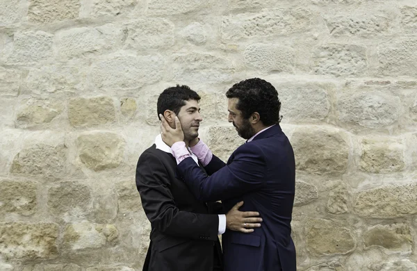 Gay casal amor — Fotografia de Stock