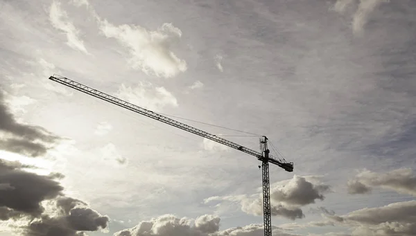 Architecture city cranes — Stock Photo, Image