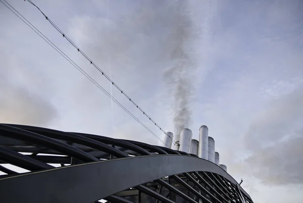 Cruise Ship båtarna — Stockfoto