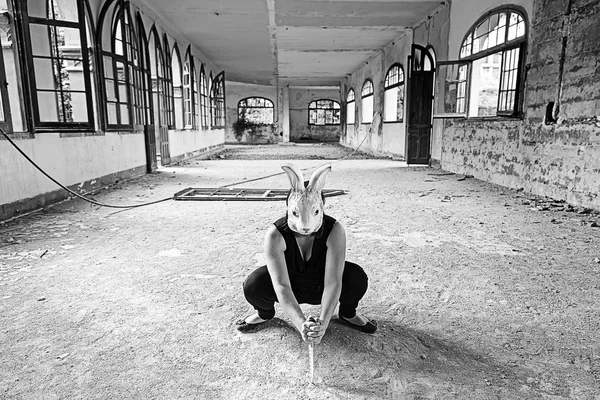 Asesino sentado asesino — Foto de Stock