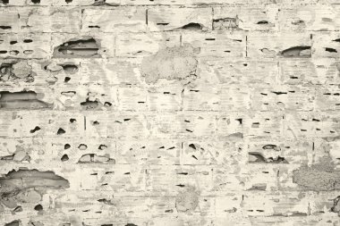 Beyaz ve turuncu tuğla