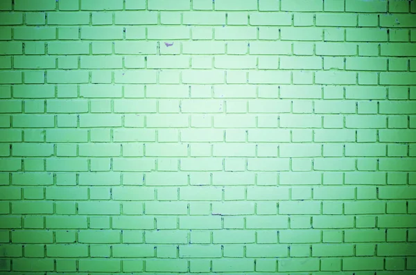 Bright green bricks — Stock Photo, Image