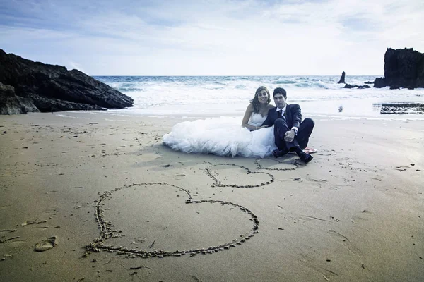 Pareja recién casada — Foto de Stock