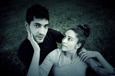 Birbirine aşık çift