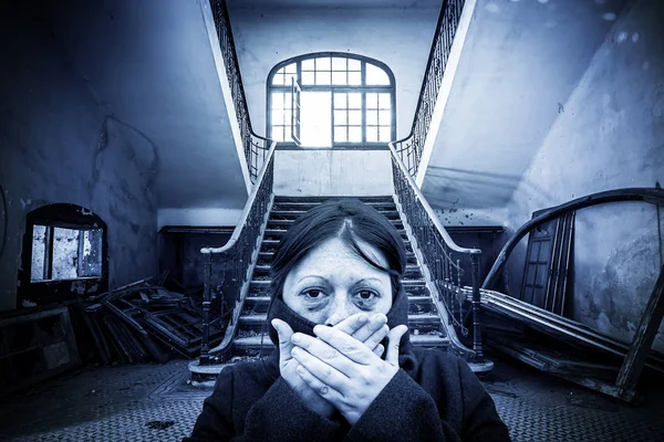 Haunted house fear — Stock Photo, Image