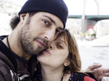 Romantik Çift mutlu