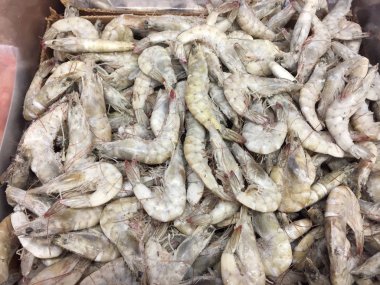 Karides fishmongers içinde