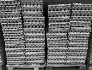 Yumurta kartonları süpermarket