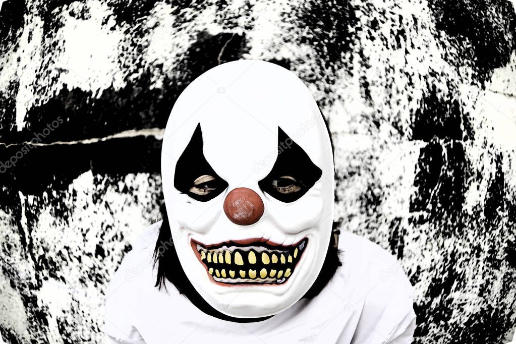 Killer clown mask