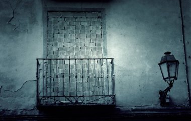 Çimentolu pencere kentsel