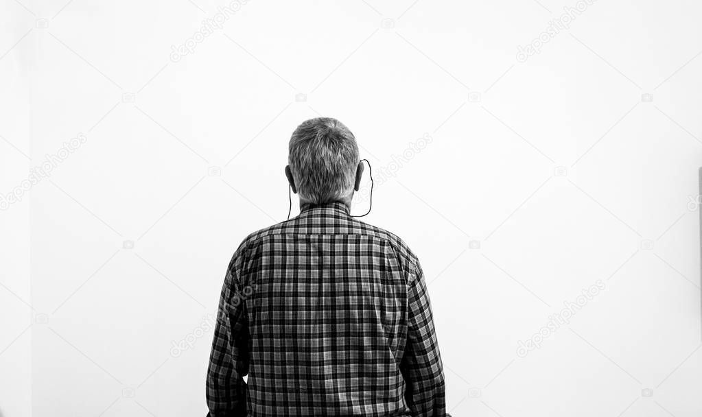 Old man alone