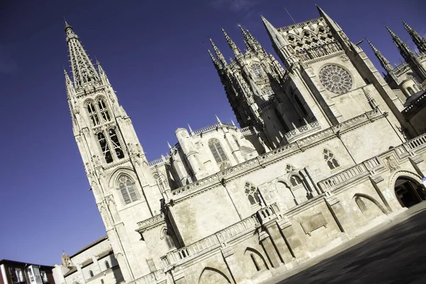 Antigua catedral de Burgos — Foto de Stock