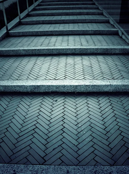 Kamenné schody cementu — Stock fotografie