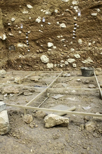 Excavaciones arqueológicas de tierra —  Fotos de Stock