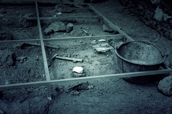 Excavaciones arqueológicas de tierra —  Fotos de Stock