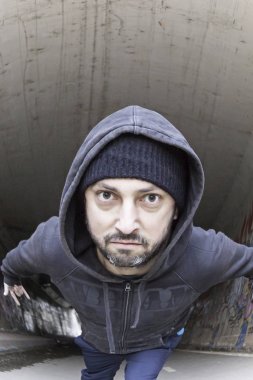 Genç Hoodie rapçi