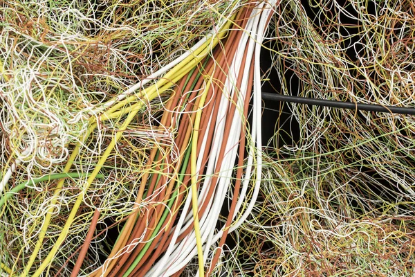 Тангенс електричних кабелів — стокове фото