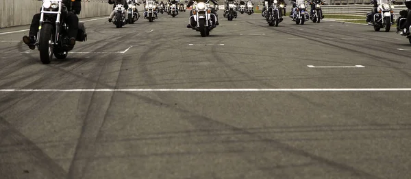 Harley course de moto — Photo