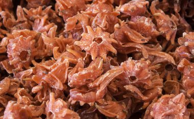 Karamelize hibiscus çiçek