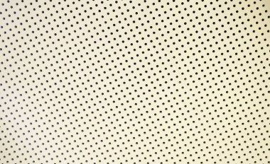 Delikli beyaz çatı