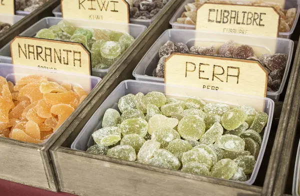 Frutas con azúcar — Foto de Stock