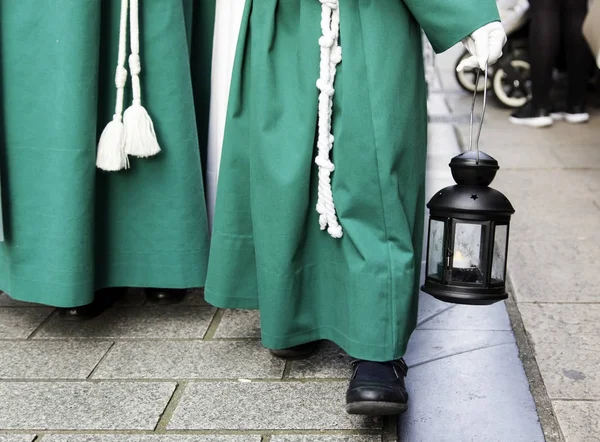 Processione di Pasqua boia — Foto Stock