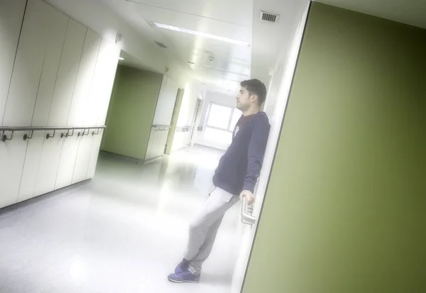 Inre korridor sjukhus — Stockfoto