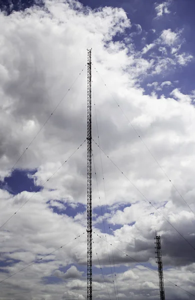 Outdoor telecommunications antenna — Stock Photo, Image