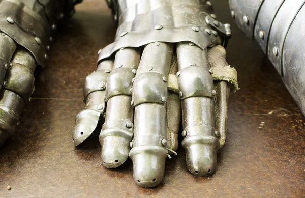 Metal Armor Gloves — Stock Photo, Image