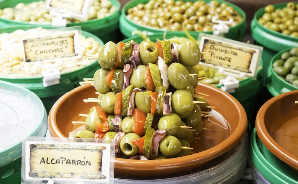 Olajbogyó banderilla — Stock Fotó