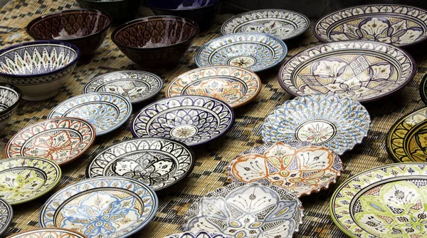 Platos de cerámica artesanos — Foto de Stock