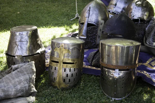 Medieval armor helmet — Stock Photo, Image