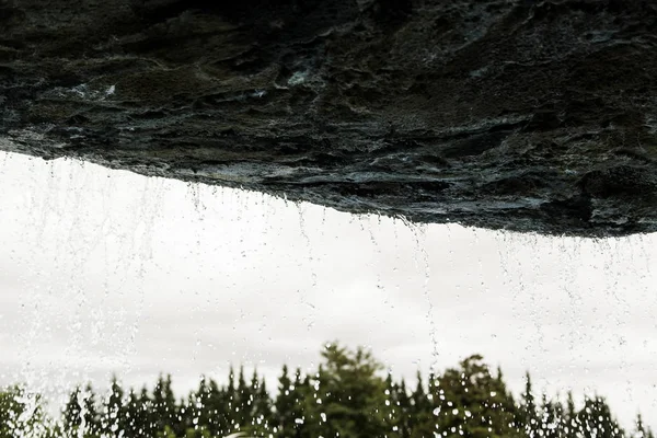 Water drops rocks