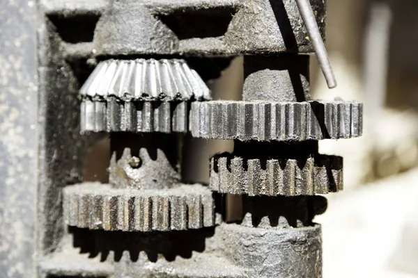Metal wheel lathes — Stock Photo, Image