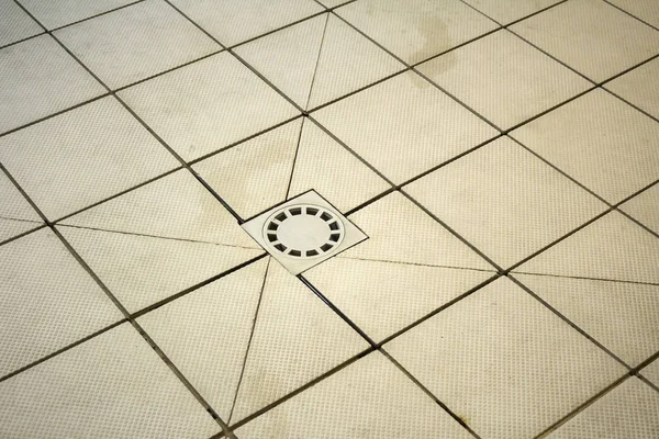 Floor tile shower — Stock Photo, Image